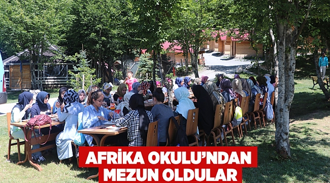 Afrika okulu'ndan mezun oldular