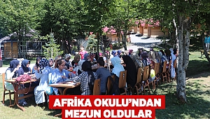 Afrika okulu'ndan mezun oldular