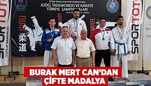 Burak Mert Can’dan çifte madalya