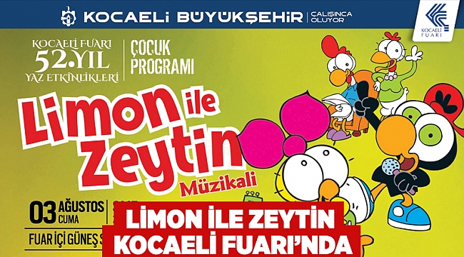 Limon ile Zeytin Kocaeli Fuarı’nda