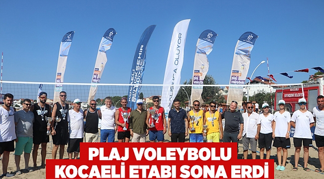 Plaj Voleybolu Kocaeli etabı sona erdi