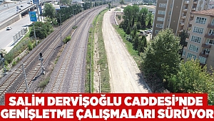 Salim Dervişoğlu Caddesi’nde genişletme çalışmaları sürüyor