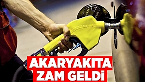 Akaryakıta zam geldi