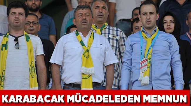 Karabacak mücadeleden memnun