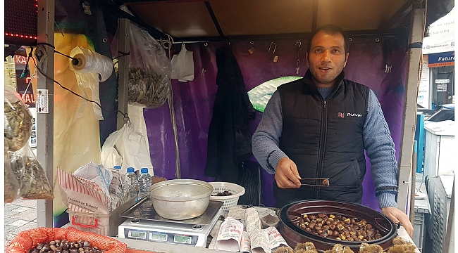 Kış aylarının vazgeçilmezi kestane!  