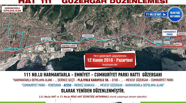 Özel Halk Otobüslerine yeni ücretsiz aktarmalar