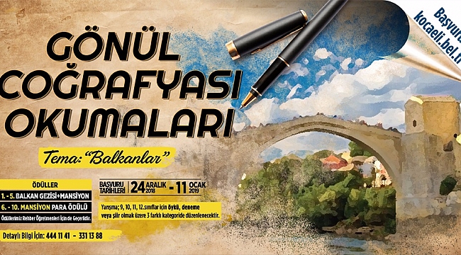 Balkanlar temalı “Gönül Coğrafyası Okumaları” başlıyor