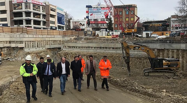 Metro inşaatı yakın takipte