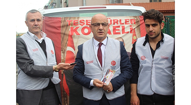 MHP, 'Teşekkür' broşürü dağıttı