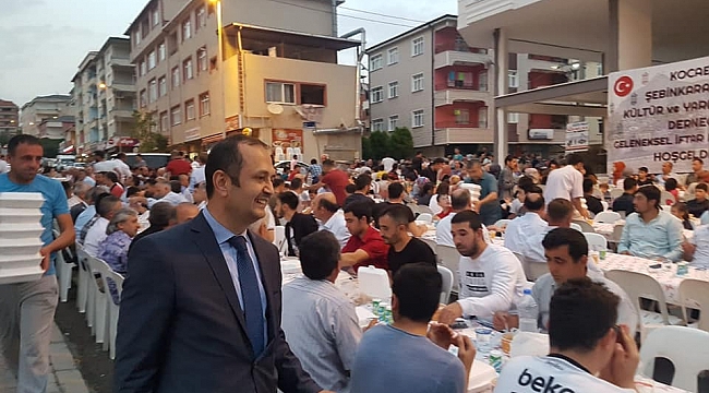 Şebinkarahisarlılar geleneksel iftar yemeğinde buluştu  