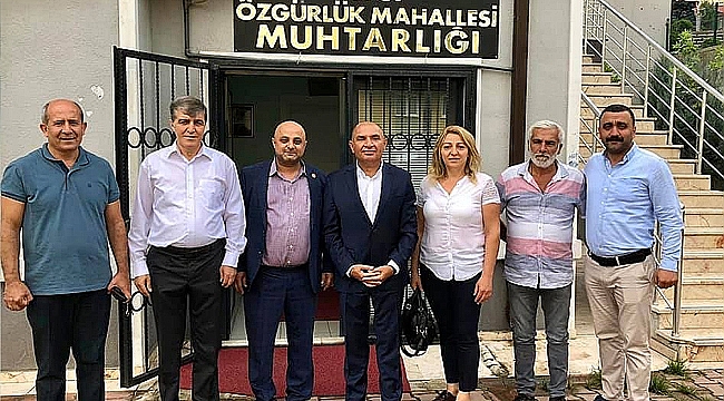 Tarhan, Çayırovalı muhtarları ziyaret etti