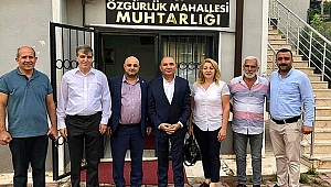 Tarhan, Çayırovalı muhtarları ziyaret etti