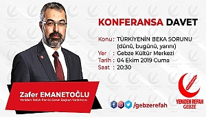 Yeniden Refah, Gebze’de konferans düzenliyor