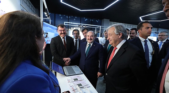 Varank ve Guterres Gebze'deki teknoloji bankasına gitti