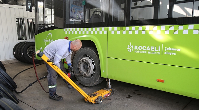 Büyükşehir otobüsleri kışa hazır