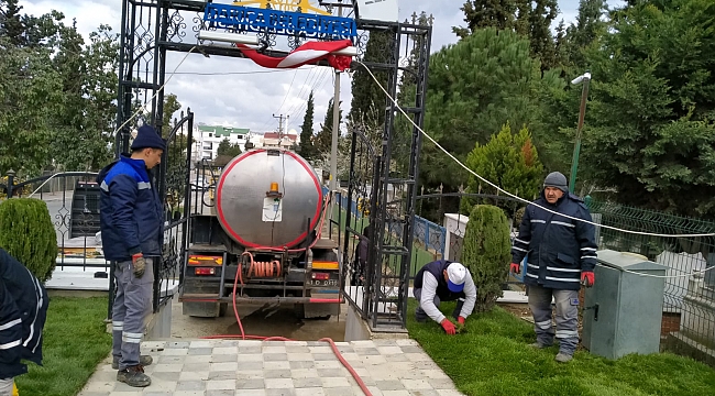 Darıca Şehitliği’ne bakım yapıldı