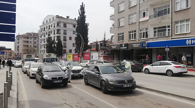 Gebze'nin ana cadde ve sokaklarında denetimde