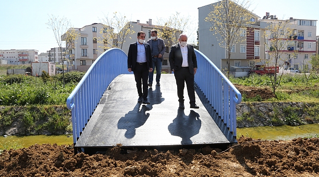 Sırasöğütler’de yaya geçidi tamamlandı