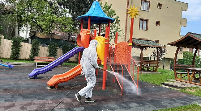 Darıca’da parklar çocuklar için hazırlanıyor