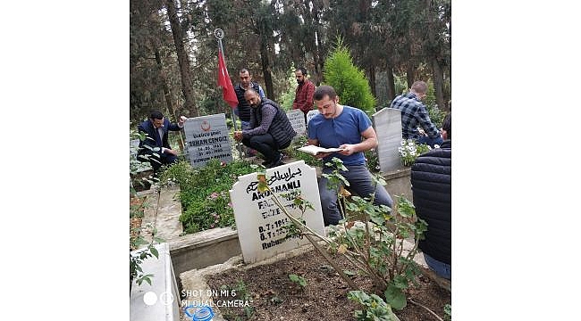 Darıcalı Ülkücü Şehit mezarı başında anıldı