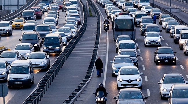 Kocaeli'de trafiğe kayıtlı araç sayısı