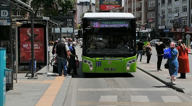 Toplu taşıma günlük kullanımı 200 binin üstüne çıktı