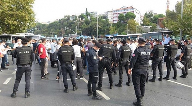 Gebze-Harem eylemine polis müdahalesi