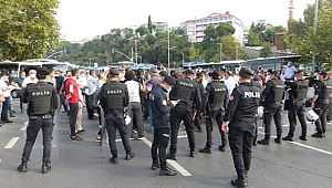 Gebze-Harem eylemine polis müdahalesi