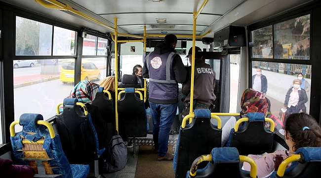 Toplu ulaşım araçlarında Covid-19 denetimi