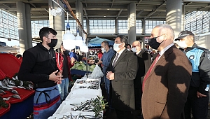 Kaymakam Güler ve Başkan Büyükgöz’den Pazar denetimi