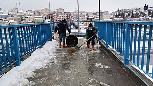 Büyükşehir’den Gebze Bölgesi’nde yoğun kar mesaisi