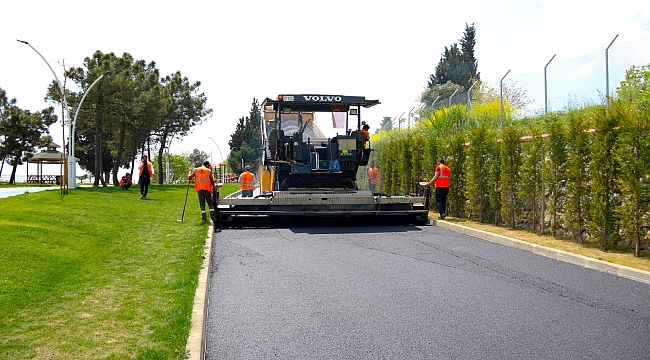 Darıca Sahil Parkı’nın yolları uçak pisti gibi oluyor