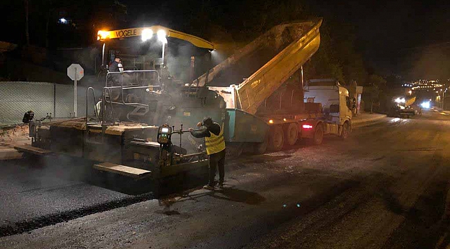 Ekipler gece çalışıyor, trafik aksatılmıyor   