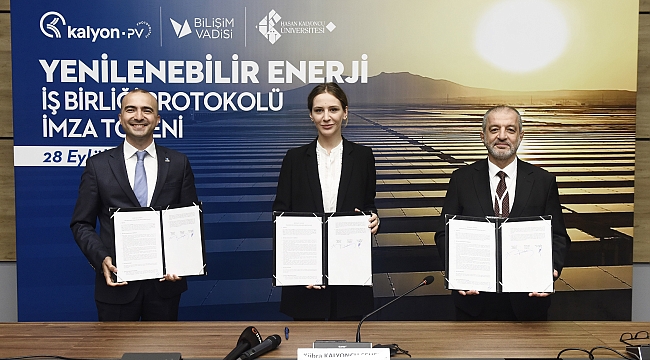 Kalyon PV, Bilişim Vadisi’ne enerji olacak 