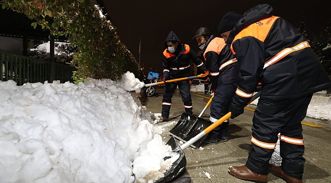 Gebze’de ekipler tam kadro sahada