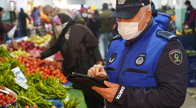 Çayırova Zabıtası ekipleri denetimlerini sürdürüyor