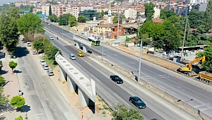 Kuruçeşme Tramvay Hattı'nda Çelik Kirişler Hazırlanıyor