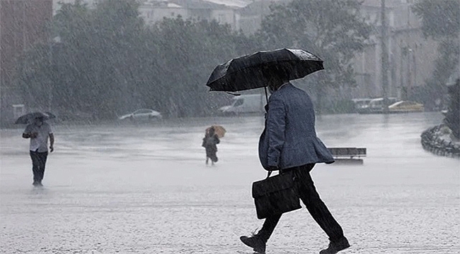 Meteoroloji'den 5 Bölge İçin Yağış Uyarısı