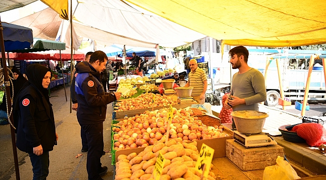 Zabıtadan pazar denetimi