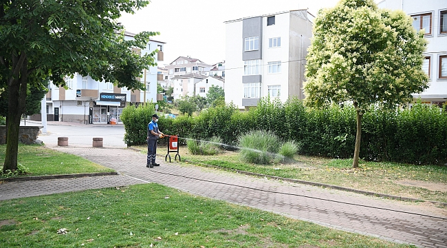 Mesire alanları ve parklar ilaçlanıyor