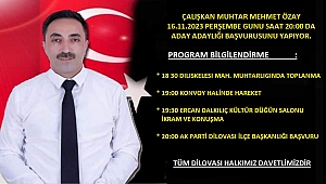 MEHMET ÖZAY BAŞVURUSUNU YAPIYOR