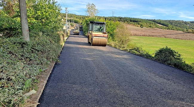 Gebze’de 2 ayda 27.320 ton asfalt serildi