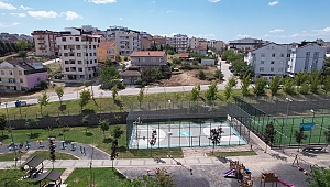 Huzur Parkı’na yeni spor sahası