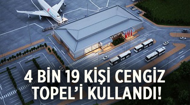 4 bin 19 kişi Cengiz Topel'i kullandı!