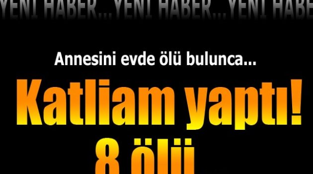 ABD’de katliam: 8 ölü