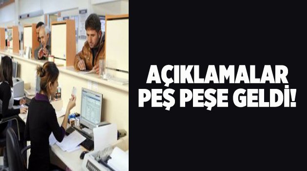 Açıklamalar peş peşe geldi!