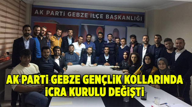 AK Parti Gebze Gençlik Kollarında İcra Kurulu değişti