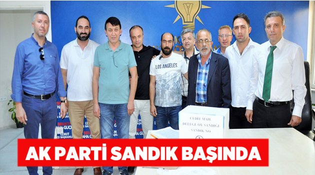  AK Parti sandık başında