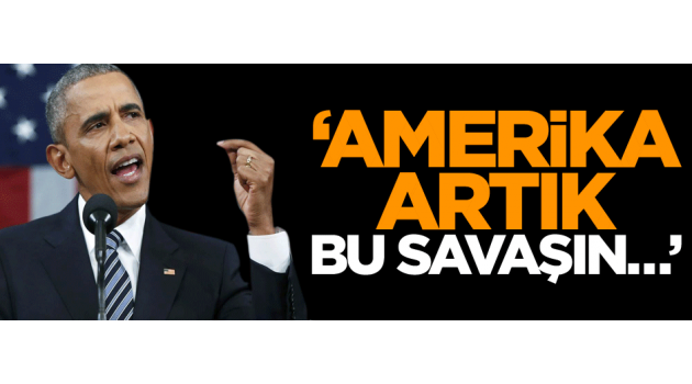 ‘Amerika artık bu savaşın…’