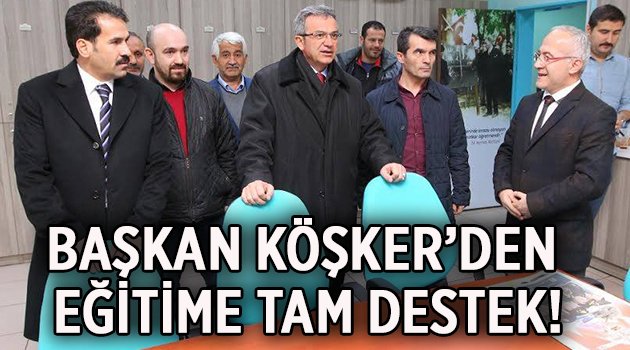 Başkan Köşkerden eğitime destek GÜNDEM kulishaber com tr